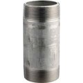 Merit Brass 1/2 In. X 1-1/2 In. 304 Stainless Steel Pipe Nipple - 16168 PSI - Sch. 40 - Domestic 4008-150